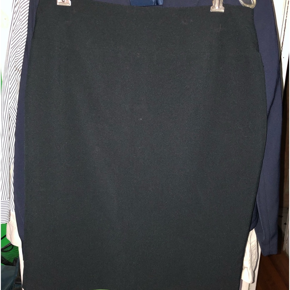 Black A line skirt